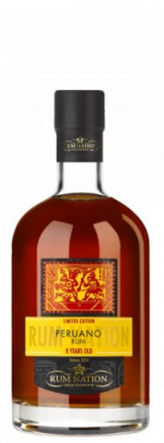 Rum nation peruano 8y.o. 42%vol.