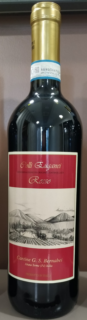 Colli euganei rosso cantine g.s.bernabei