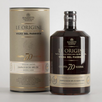 Grappa 7.0 le origini â€“ vigna del parroco mazzetti cl.0.70