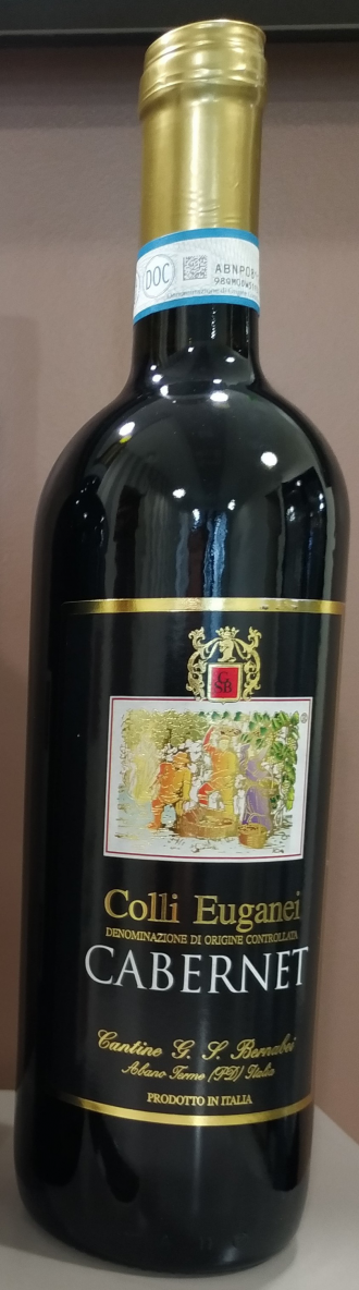 Colli euganei cabernet cantine g.s.bernabei