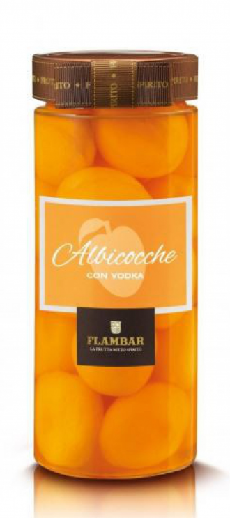 Vaso albicocche alla wodka mazzetti 500cl.