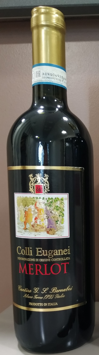 Colli euganei merlot cantine g.s.bernabei