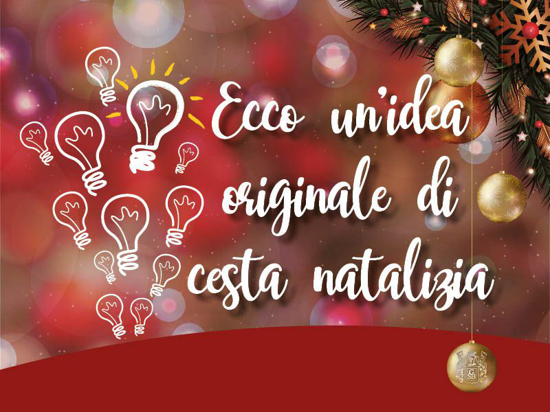 Ecco un'idea originale di cesta natalizia