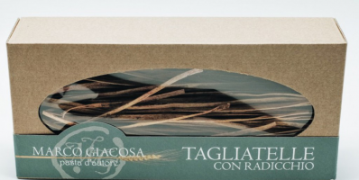 Lebensmittel-Spezialitäten Pasta all'uovo Tagliatelle con Radicchio Marco Giacosa gr.250 , vendita online