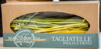 Lebensmittel-Spezialitäten Pasta all'uovo Paglia e Fieno Marco Giacosa gr.250, vendita online
